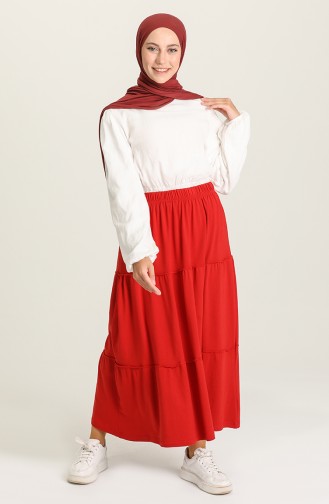 Dark Red Skirt 8370-03