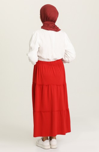 Dark Red Skirt 8370-03