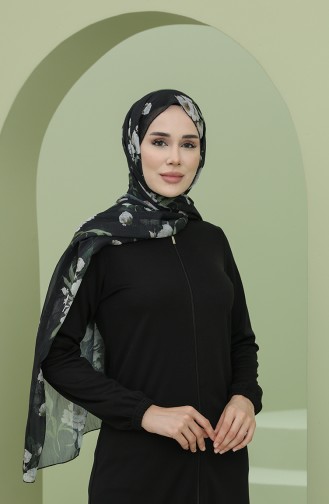 Black Abaya 0808-01