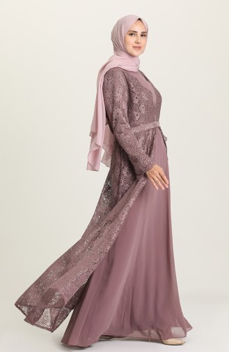 Habillé Hijab Rose Pâle 3004-01