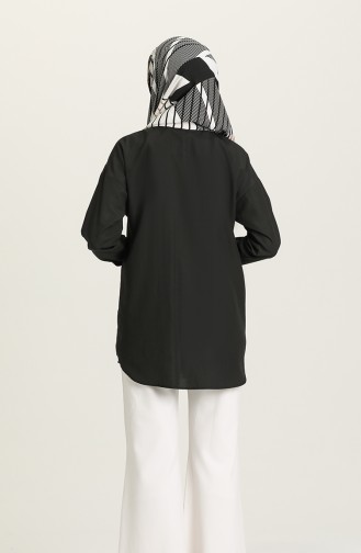 Black Overhemdblouse 2151-02