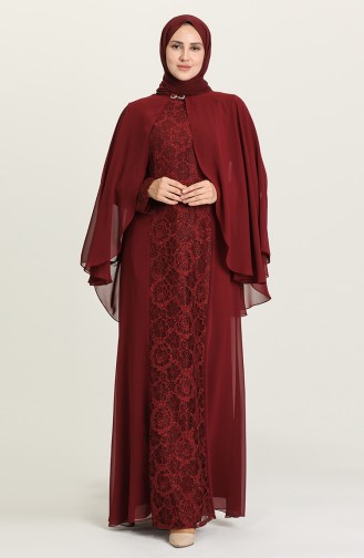 Habillé Hijab Bordeaux 3003-03