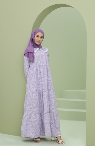 Lila Hijab Kleider 2MY1030120047-01