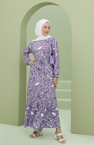 Violet Hijab Dress 2MY1030120055-01