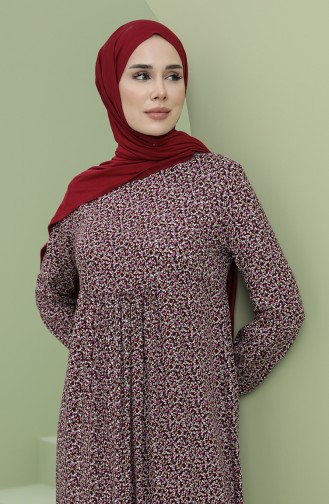Robe Hijab Plum 3298-05