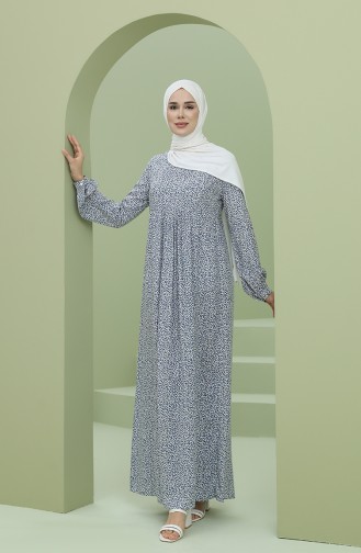 Robe Hijab Bleu 3298-09