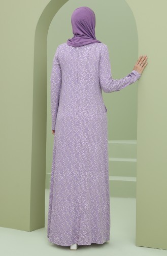 Violet Hijab Dress 3304-06