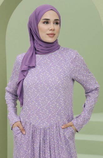 Robe Hijab Lila 3304-06