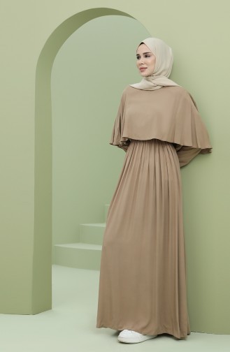 Mink Hijab Dress 8329-06