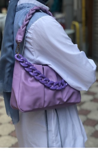 Lilac Shoulder Bag 001309.LILA