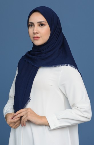 Navy Blue Scarf 12400-02