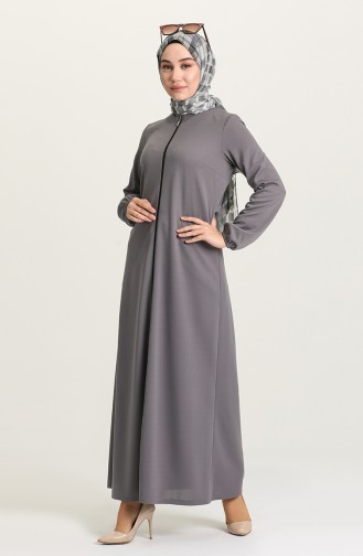 Gray Abaya 1020-04