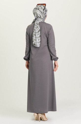 Gray Abaya 1020-04