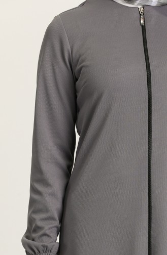 Gray Abaya 1020-04