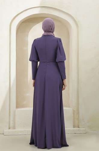 Lila Hijab-Abendkleider 1112-04