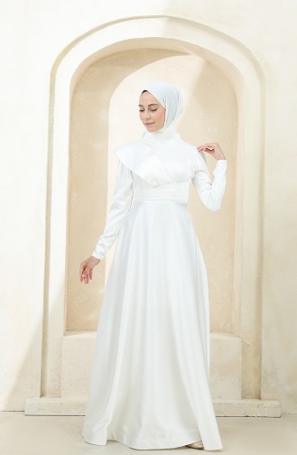 Habillé Hijab Ecru 4832-02