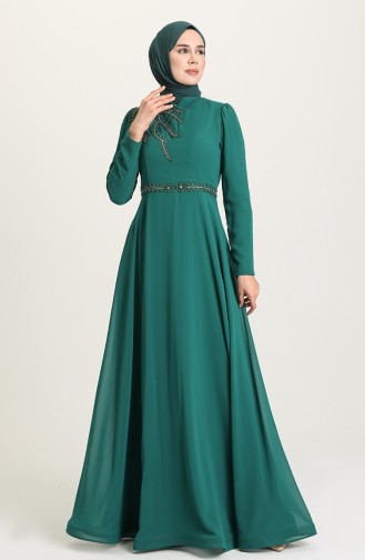 Emerald İslamitische Avondjurk 6062-06