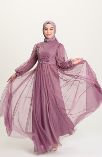 Habillé Hijab Lila 4215-04