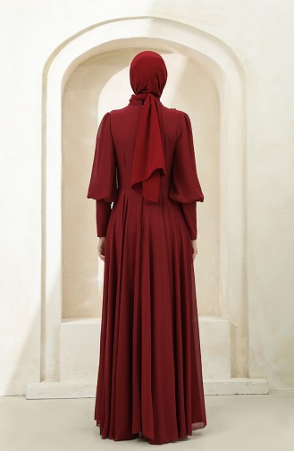 Habillé Hijab Bordeaux 5381-10