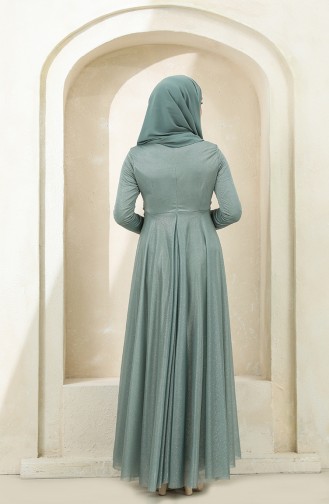 Habillé Hijab Vert eau 5397-05