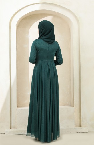 Habillé Hijab Vert emeraude 5397-07