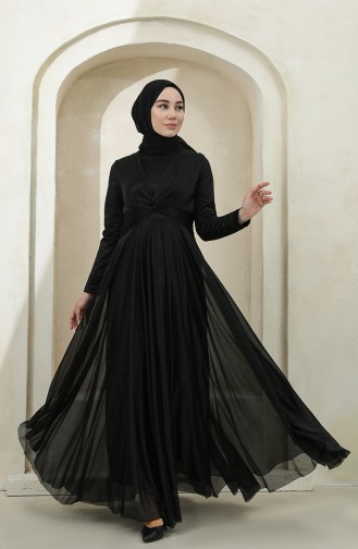 Habillé Hijab Noir 5397-12