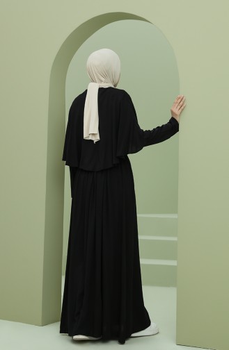 Robe Hijab Noir 8329-02