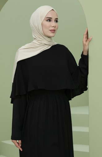 Robe Hijab Noir 8329-02