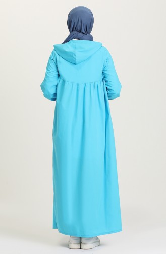 Robe Hijab Turquoise 21Y8397-06