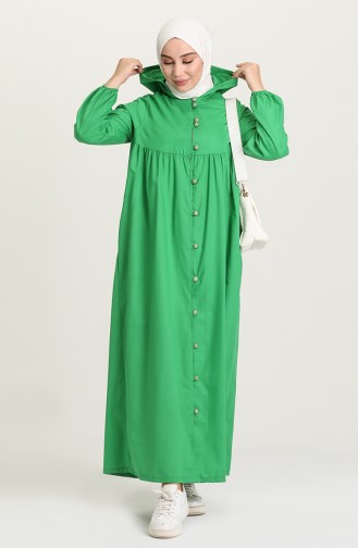 Green Hijab Dress 21Y8397-07