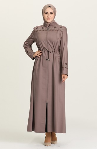 Dark Mink Abaya 0429-01