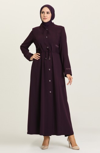 Plum Abaya 0453-05