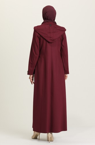 Claret Red Abaya 1426-01