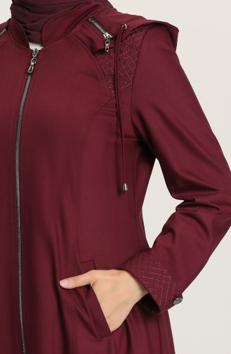 Claret Red Abaya 1426-01