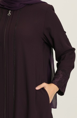 Plum Abaya 5005-02