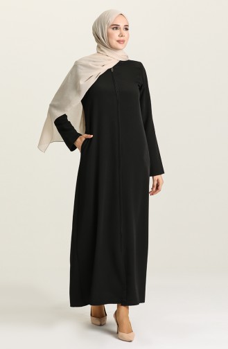 Black Abaya 7030-06