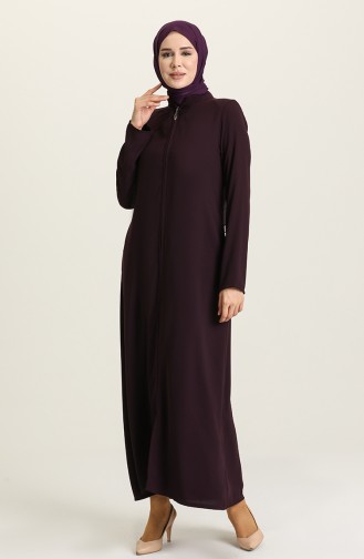 Purple Abaya 7030-07