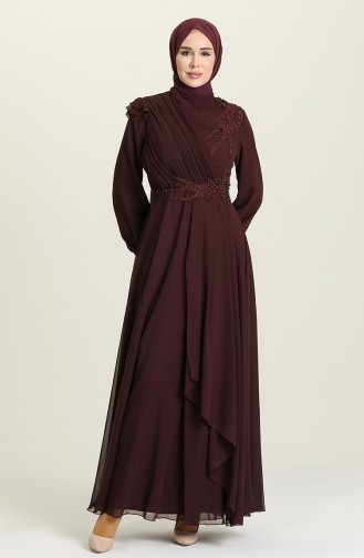 Habillé Hijab Plum 52791-01