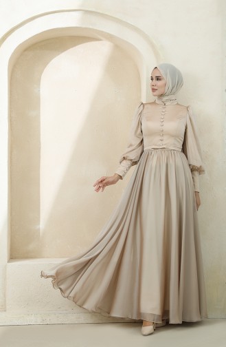 Nerz Hijab-Abendkleider 3404-05