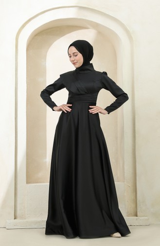 Habillé Hijab Noir 4832-05