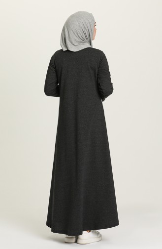 فستان أسود فاتح 1662-02