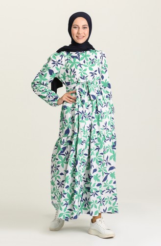 Robe Hijab Vert 5413-04