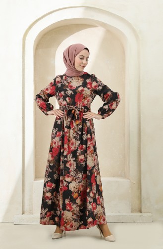 Robe Hijab Bordeaux 22K1408-02