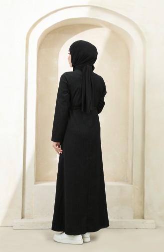 Robe Hijab Noir 22K1608-02