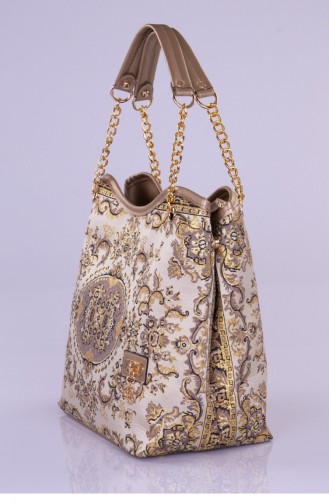 Gold Shoulder Bag 3477