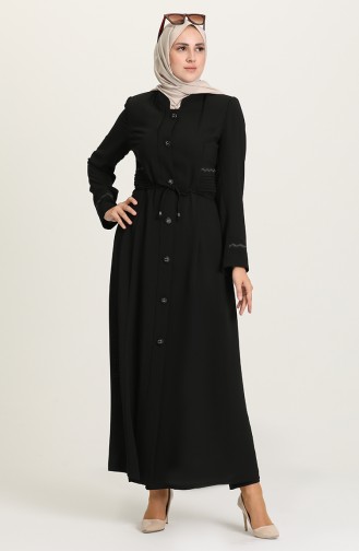 Black Abaya 0453-02