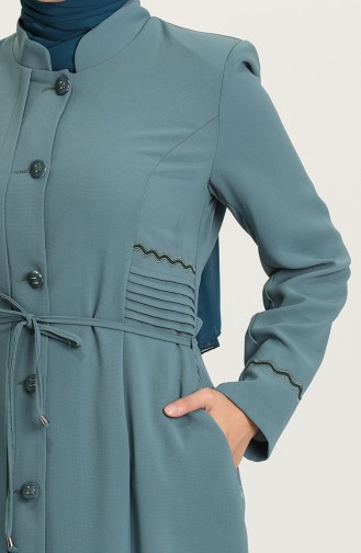 Mint Green Abaya 0453-03