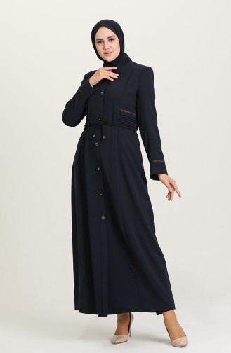 Abayas Bleu Marine 0453-07