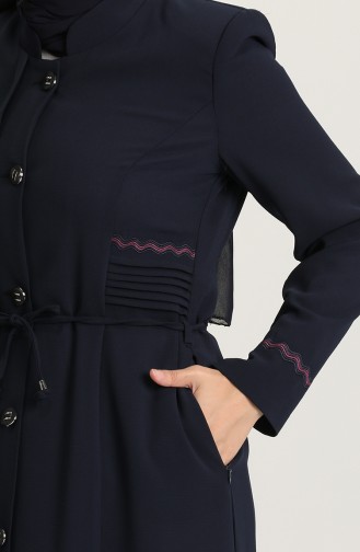 Abayas Bleu Marine 0453-07