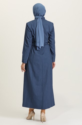 Abayas Bleu Foncé 1453-01